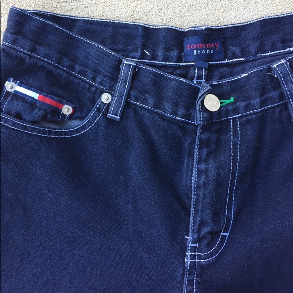 Tommy Jeans Size 9, Dark Denim crop-hem Jeans - Picture 2 of 6